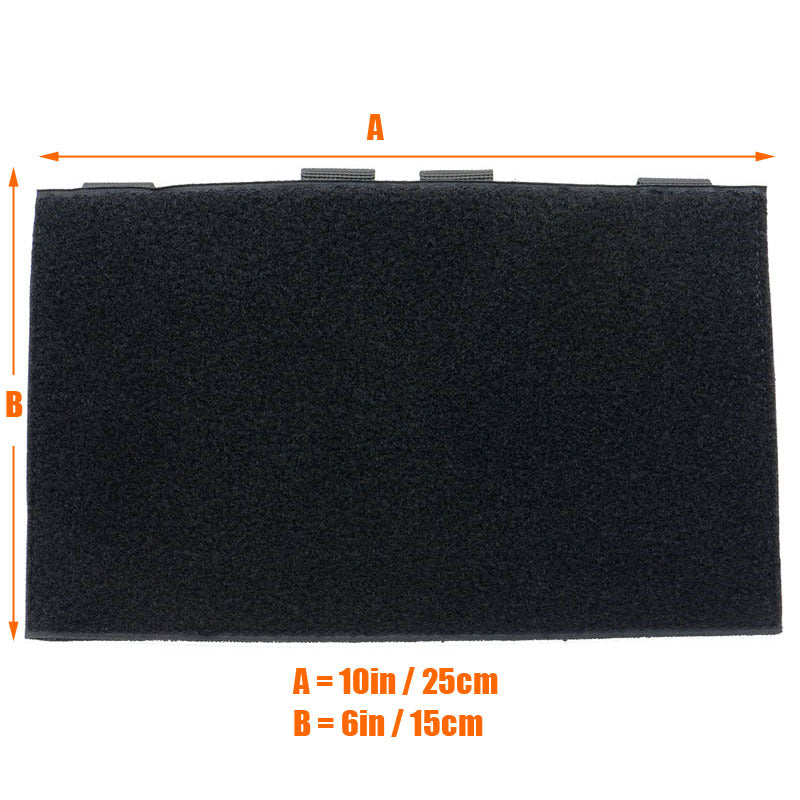 Tactical Molle Patch Panel Mounting Placard Badge Pad Morale Patches Hook and Loop Display Board MOLLE System for Hunting