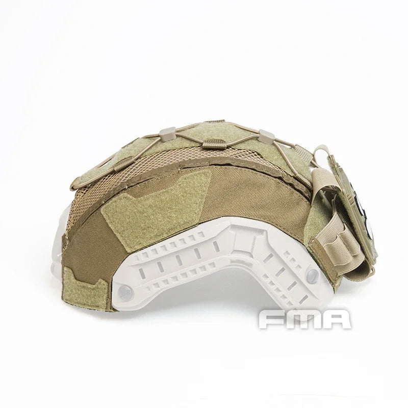 FMA Tactical Hunting Helmet Cover Multifunctional Battery Holder Balanced Pouch Bag BK/DE/MC