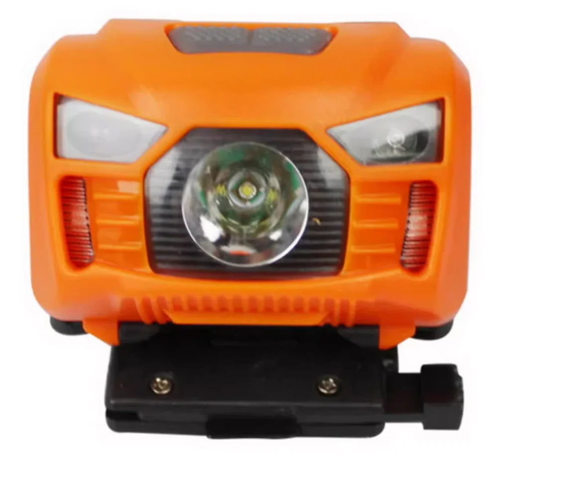 USB Charging Induction Waterproof Headlight FAST Tactical Helmet Headlight Q5 Rescue Light Signal Light