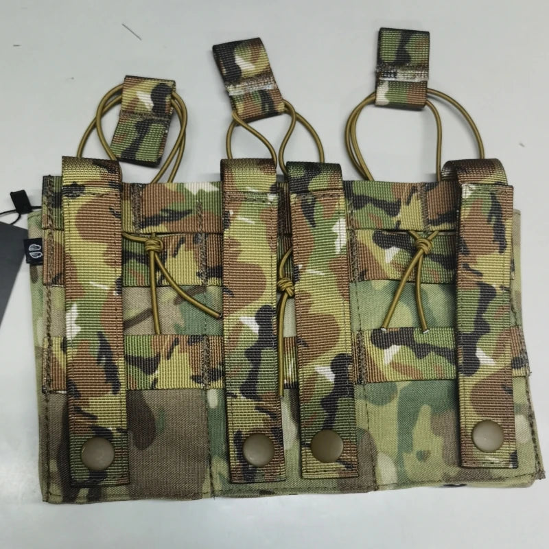 Tactical Magazine Pouch Triple Molle Mag Pouch Airsoft Ak 7.62/5.56mm M4 Ar Rifle Hunting Accessories Mag Holster