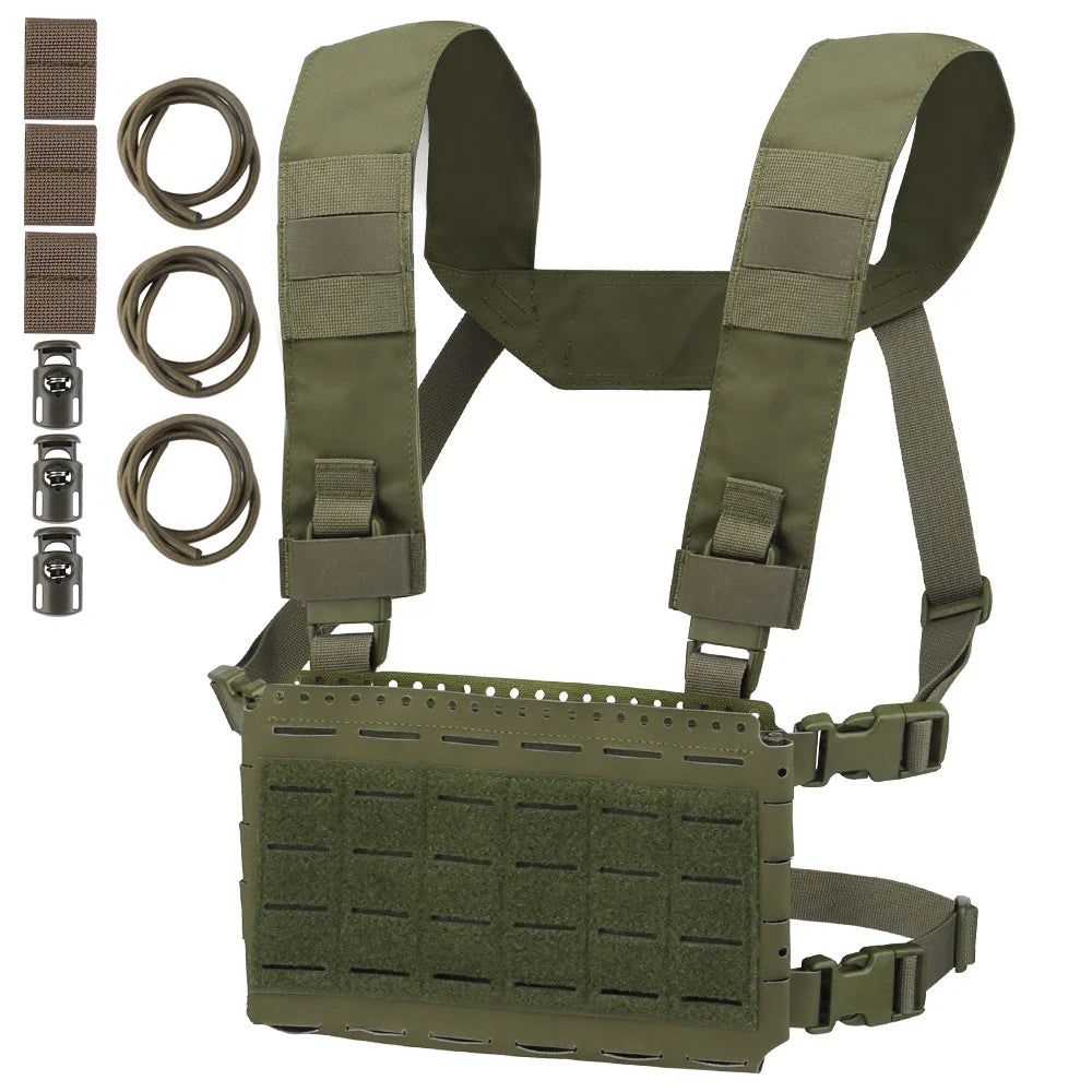 MOLLE MK5 Chest Rig SS MKV Micro Fight Chassis Placard Hook Loop Airsoft Magazine Pouch Tactical Plate Carrier Vest Equipment