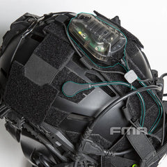 Helmet Identification Light FMA Tactical Hunting Camping Outdoor Helmet PIM HEL-STAR6 Vibration Induction Survival Light