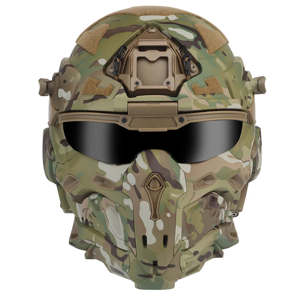 Modular Helmet with Detachable Mask & Fan
