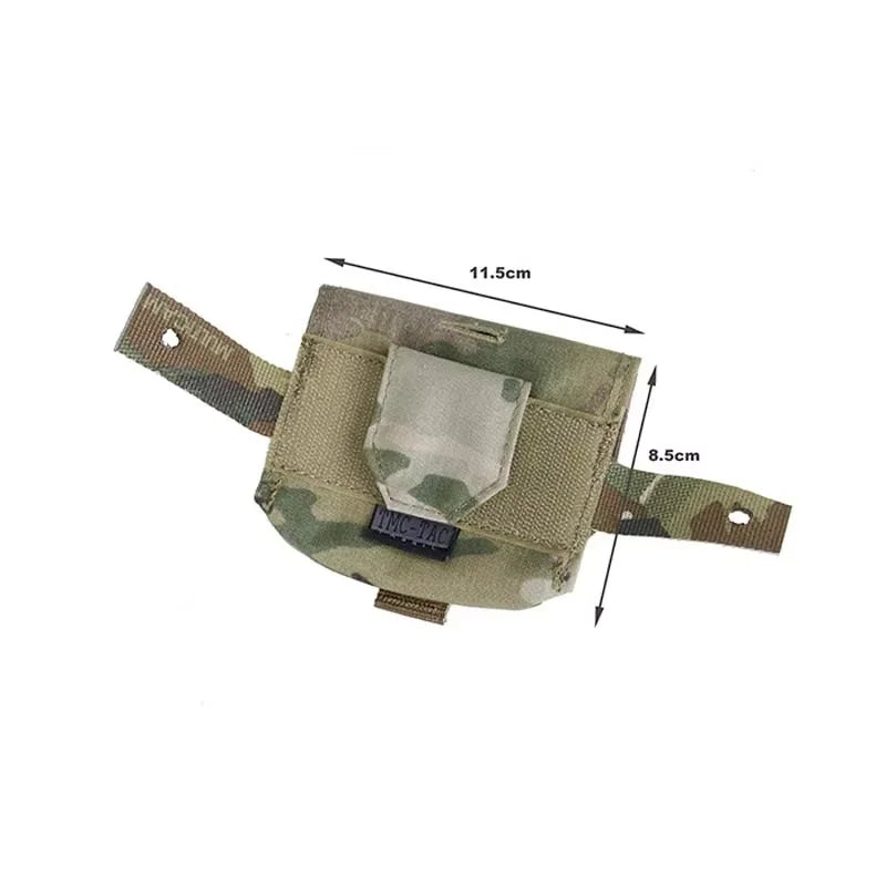 Battery Pouch Case TMC Outdoor Tactical Helmet Paste Attached Battery Storage Bag