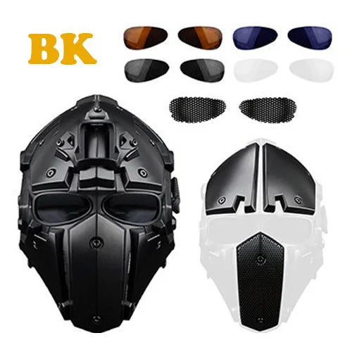 Full-Face Integrated Helmet Mask