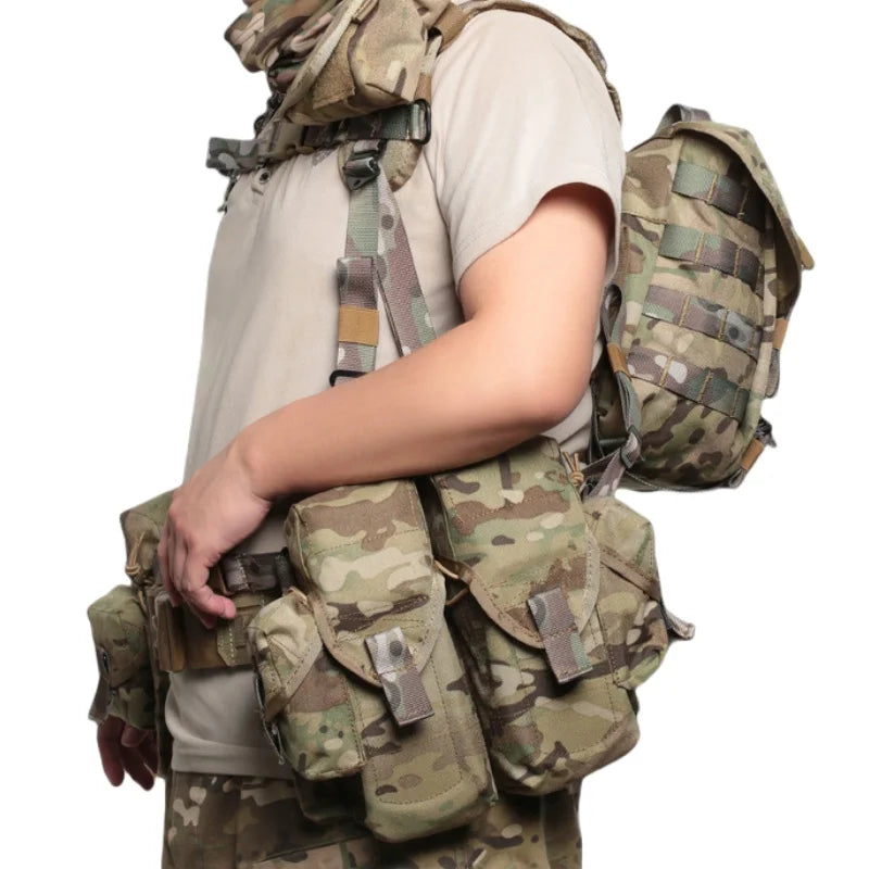 Hunting SSO/SPOSN Smersh AK MOLLE Chest Rig Backpack 7.62 Pouchs Training Gear M1 Tactical Combat Vest