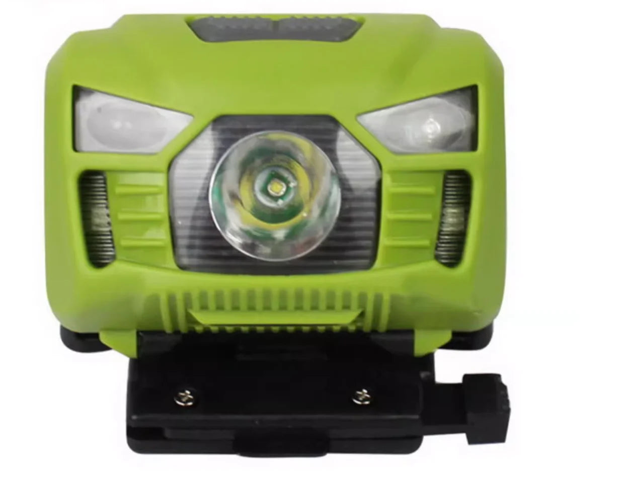 USB Charging Induction Waterproof Headlight FAST Tactical Helmet Headlight Q5 Rescue Light Signal Light