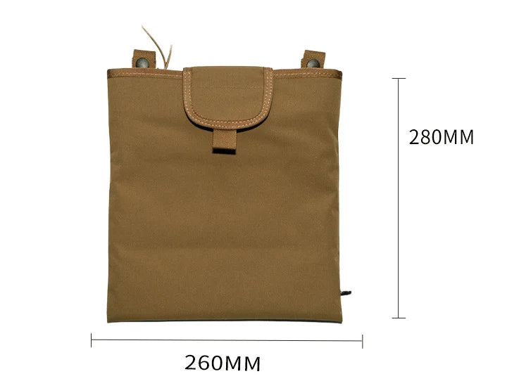 Tactical Magazine Dump Pouch Molle Mag Drop Pouch Recycling Bag Storage Tool Bag