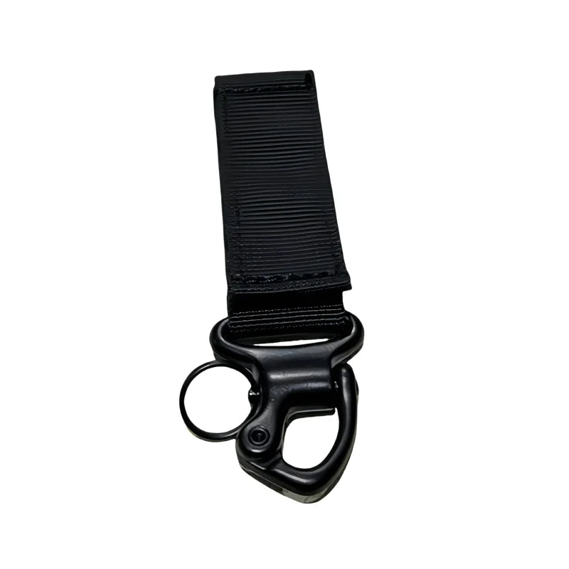 1PC Outdoor Tactical Hanging Key Hook Clip Clamp Buckle Hook Clip Nylon Webbing Molle Belt Clip Buckle Strap Hunting Accessories