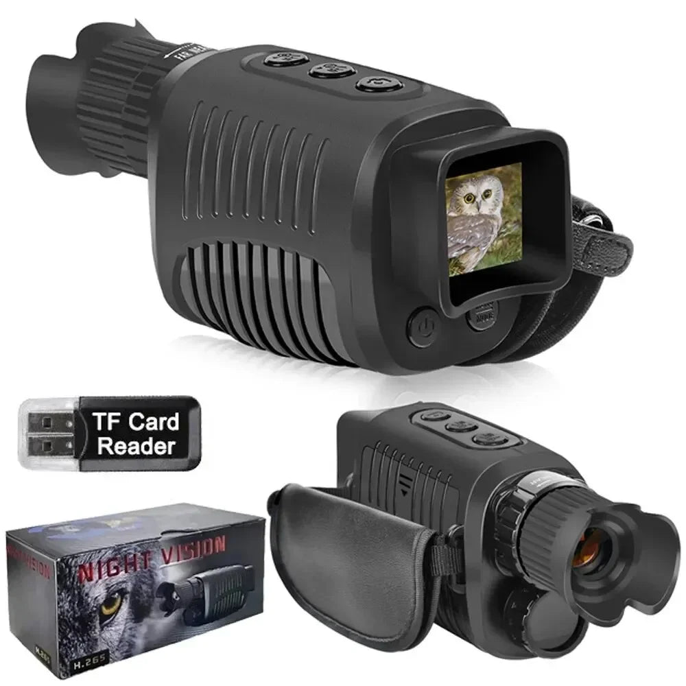 5X Digital Light Zoom Monocular Night Vision Device 1080P HD Infrared Camera Hunting Telescope Outdoor Search Full Darkness 300m