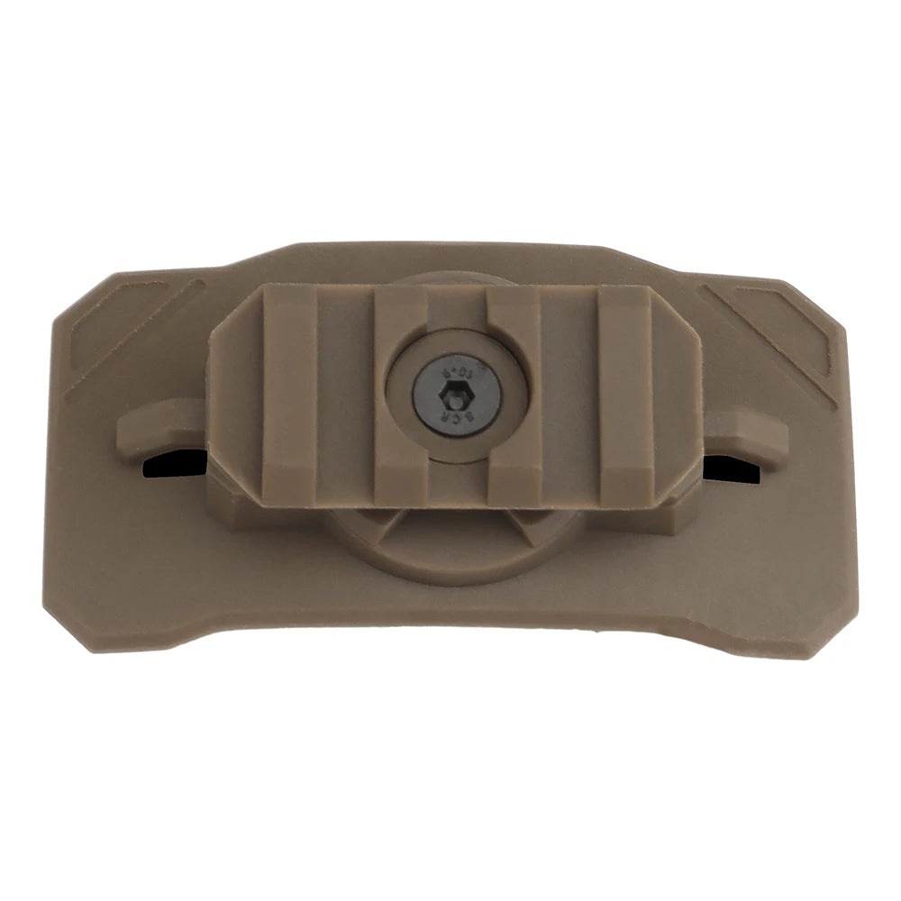 Universal Helmet Light Adapter Helmet Tactical Headlight Night Vision Device With Rotatable Base Adapter