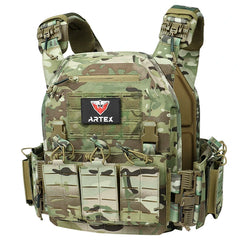 Tactical Vest Paintball Plate Holder with Triple Magazine Pouch ﻿