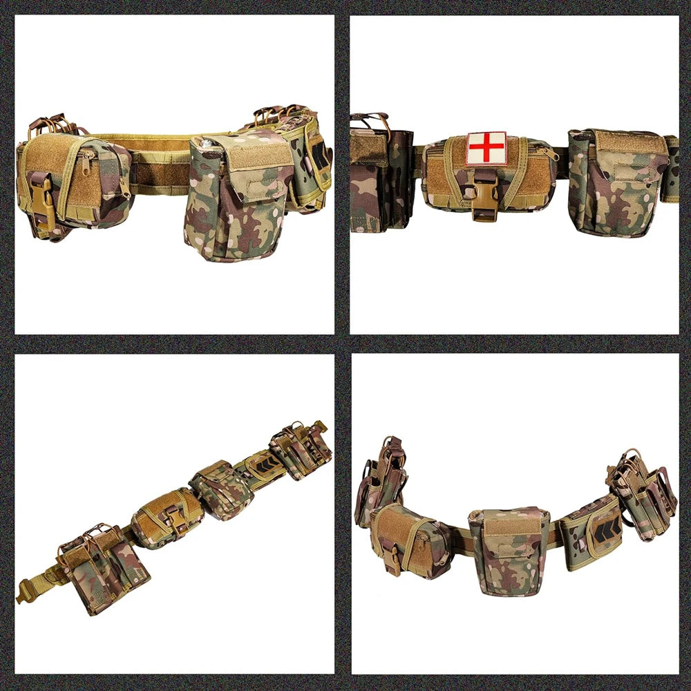 YAKEDA Factory Inner Nylon Patrol Tactical Waist Utility Duty Belt with Quick Detach Metal Buckle