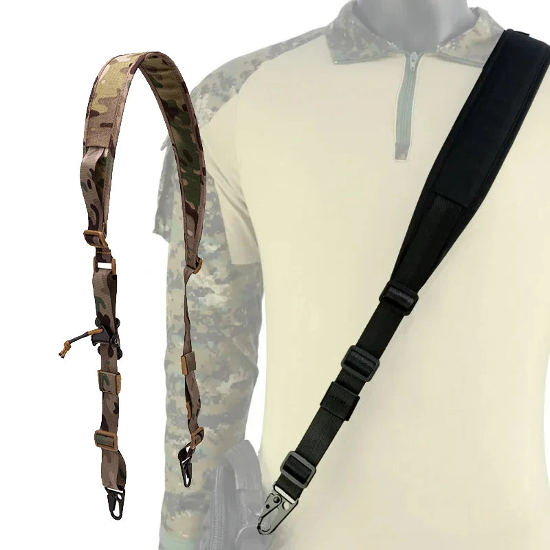 Tactical Quick Release Sling Strap Airsoft 2 Points Adjustable Rifle Nylon Strap Outdoor Hunting Weapon Accessories