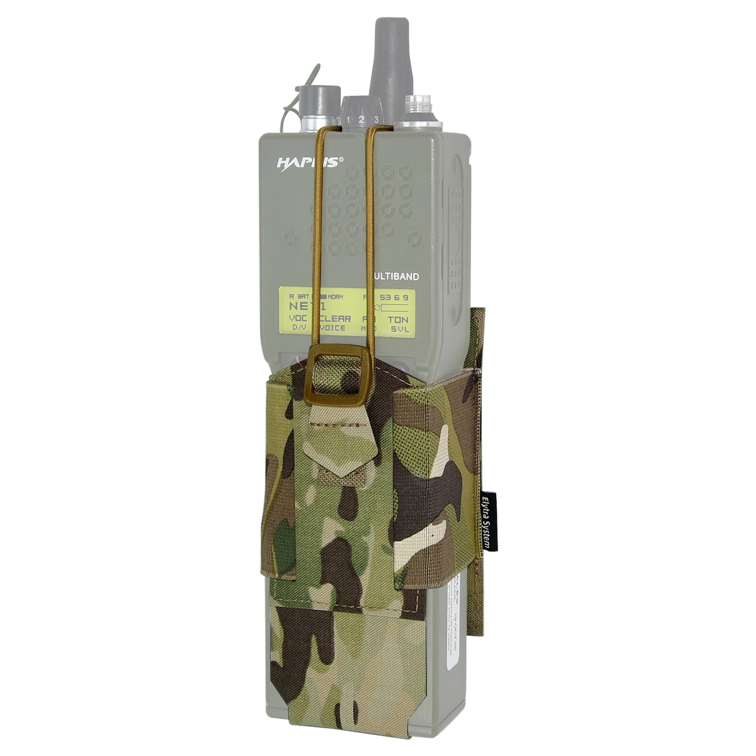 Tactical Adjustable Height Molle Compatible Storage Pouch for Large-Sized Radio Devices Molle Tool Pouch