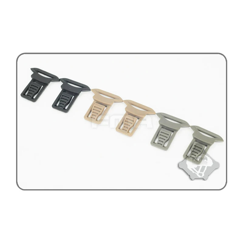 FMA Outdoor Protective Tactical Hunting CS Helmet Rail Accessories Goggle Swivel Clips 36 mm/19mm/15mm