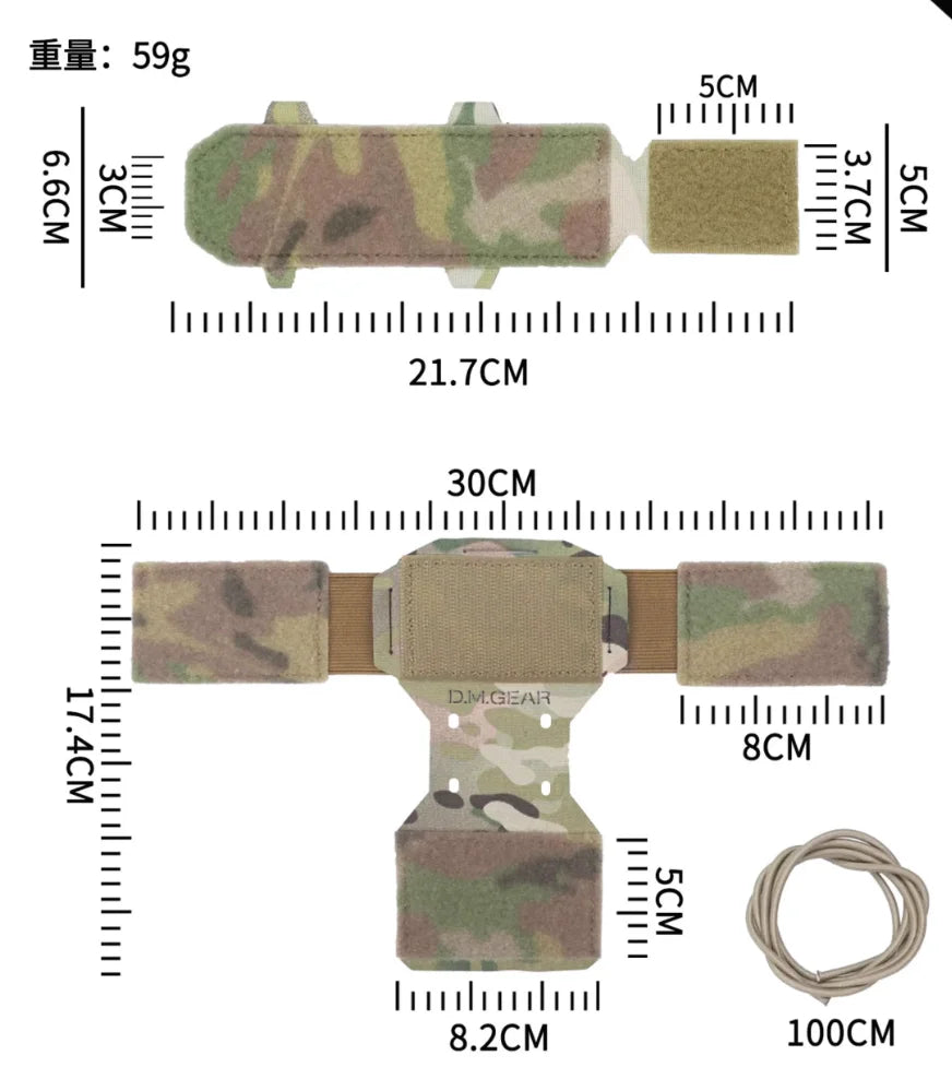 Multifunctional Tactical Hunting Helmet Night Vision Device Battery Accessory Bag Easy Disassemble Counterweight Bag