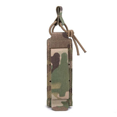 Tactical Pistol Magazine Pouch 9mm Extended Single Mag Pouch Molle Holster Hunting Flashlight Torch Holder Airsoft Accessories