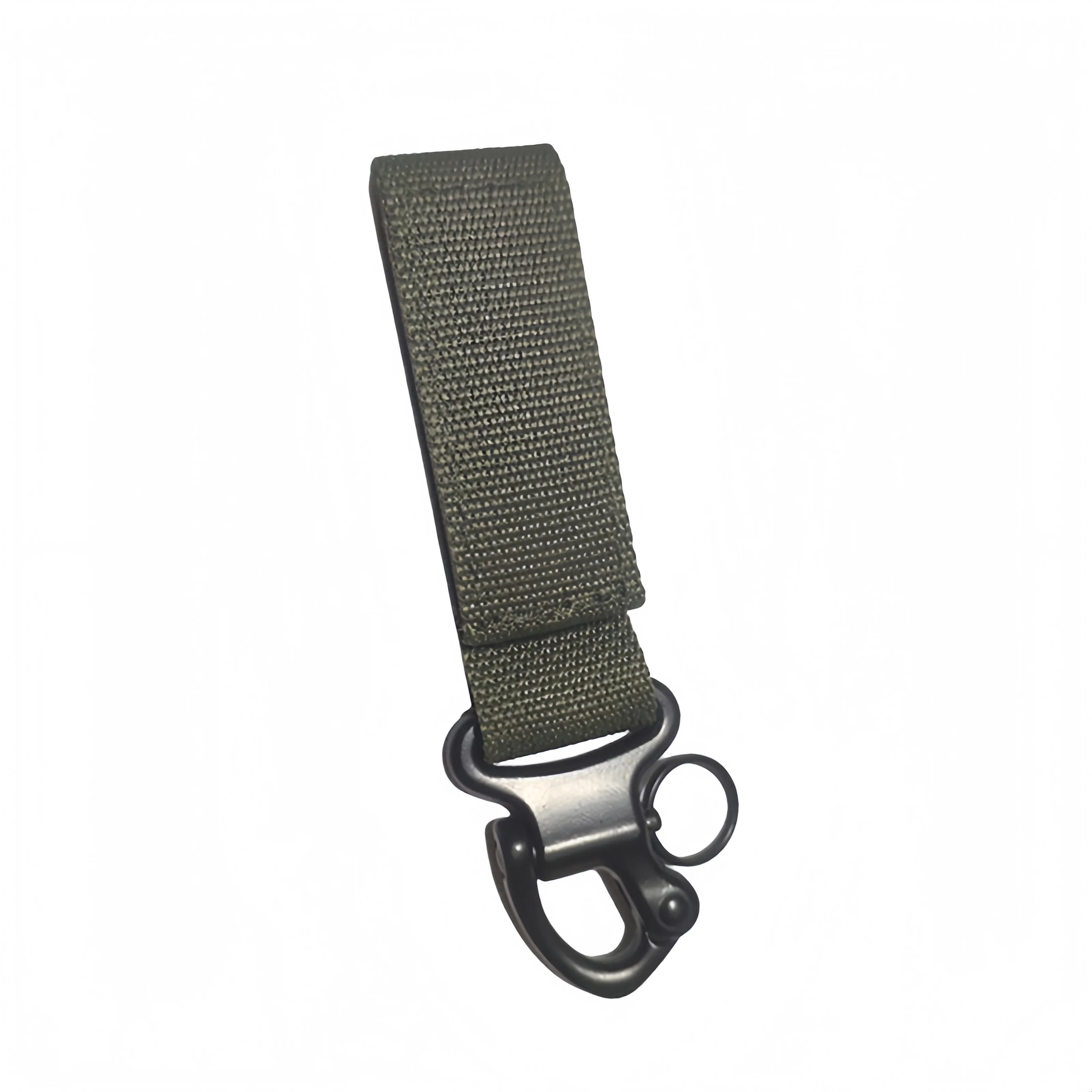 1PC Outdoor Tactical Hanging Key Hook Clip Clamp Buckle Hook Clip Nylon Webbing Molle Belt Clip Buckle Strap Hunting Accessories