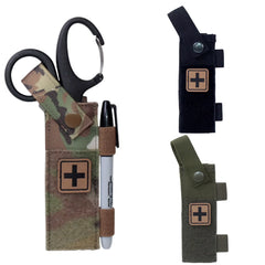 MOLLE IFAK Scissors Pouch Portable Shears Sheath Hanging Emergency First Respon EMT EDC Emergency Survival Tools Holster