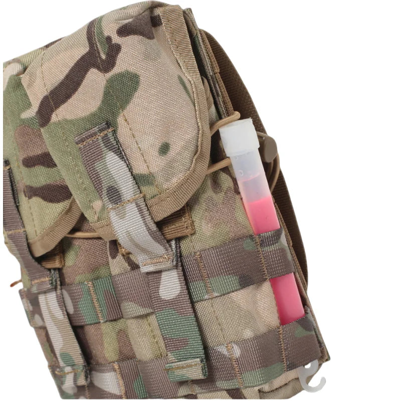 Tactical Double 5.56/7.62 M4 Magazine Pouch AK AR Rifle Mag Paintball Hunting Accessories