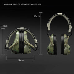 Helmet Rail Mount Headset