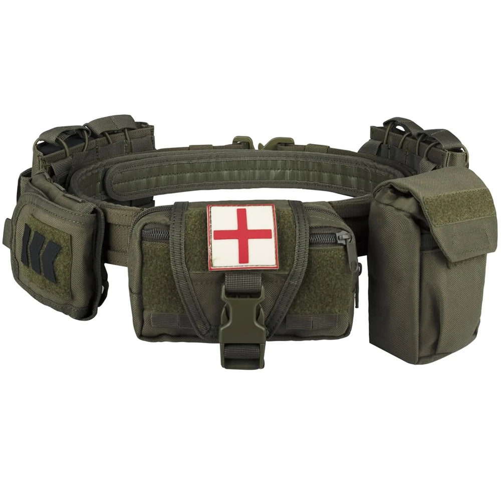 YAKEDA Factory Inner Nylon Patrol Tactical Waist Utility Duty Belt with Quick Detach Metal Buckle