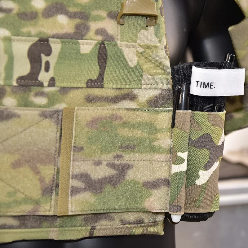 Tactical TQ Holder Hook Molle Belt Tourniquet Pouch & Loop Secure Pouch Competition Chest Rig Vest Accessories Carrier