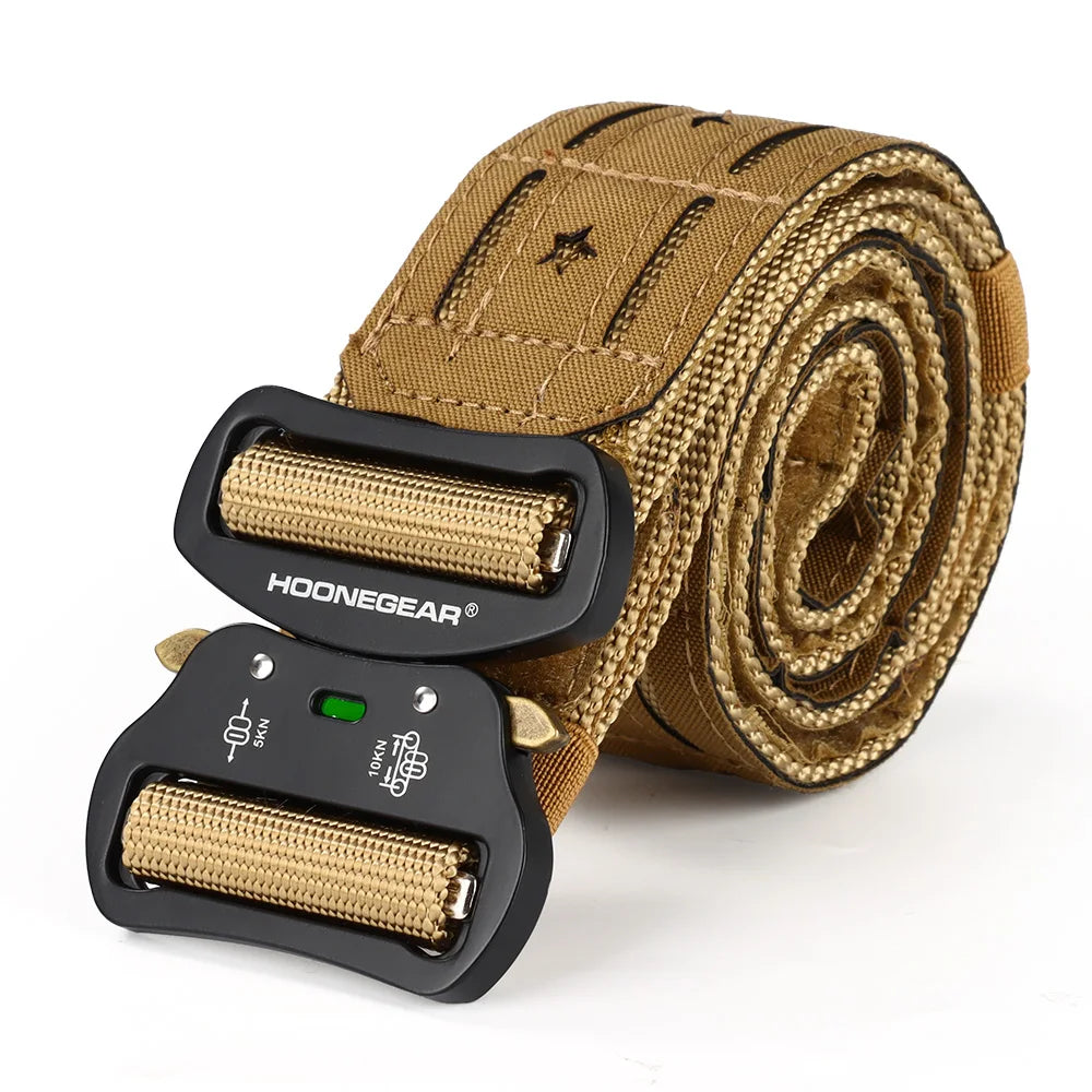 Tactical 2 inch Combat Belt Quick Release Buckle MOLLE Hunting Sport Mens Belt Durable Outdoor Wargame