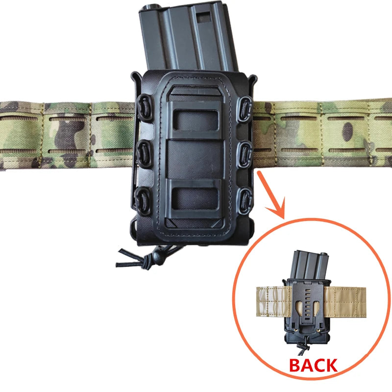 5.56mm 7.62mm Magazine Pouch with MOLLE Clip and Belt Clip Universal Mag Holder Pouch