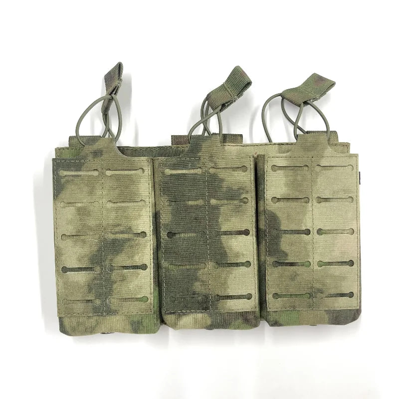 Tactical Magazine Pouch Triple Molle Mag Pouch Airsoft Ak 7.62/5.56mm M4 Ar Rifle Hunting Accessories Mag Holster