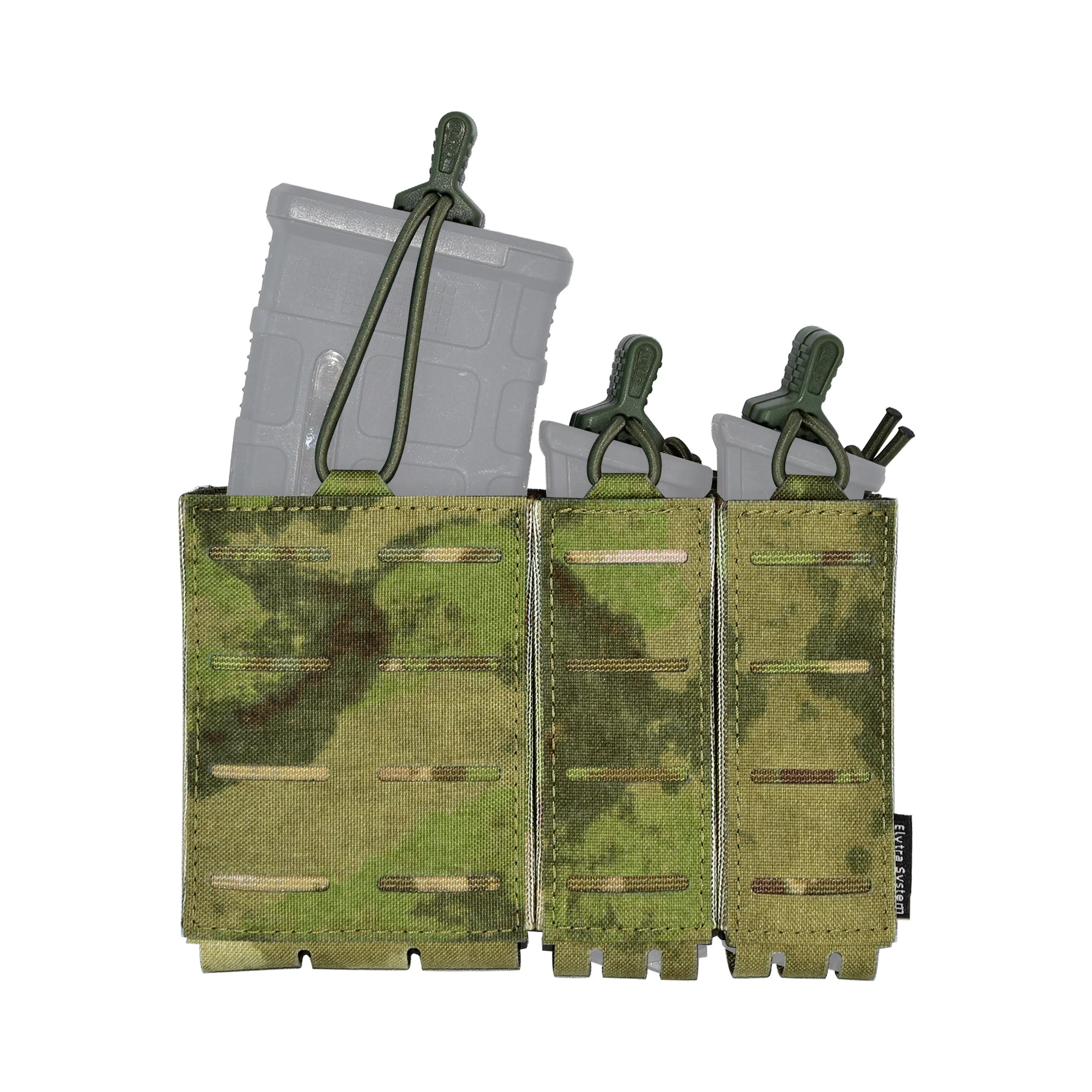 Tactical Triple Mag Pouch Mag Carrier 9mm 5.56 Molle Pouch Laser Cut Tool Pouch Quick Draw Holder molle Universal