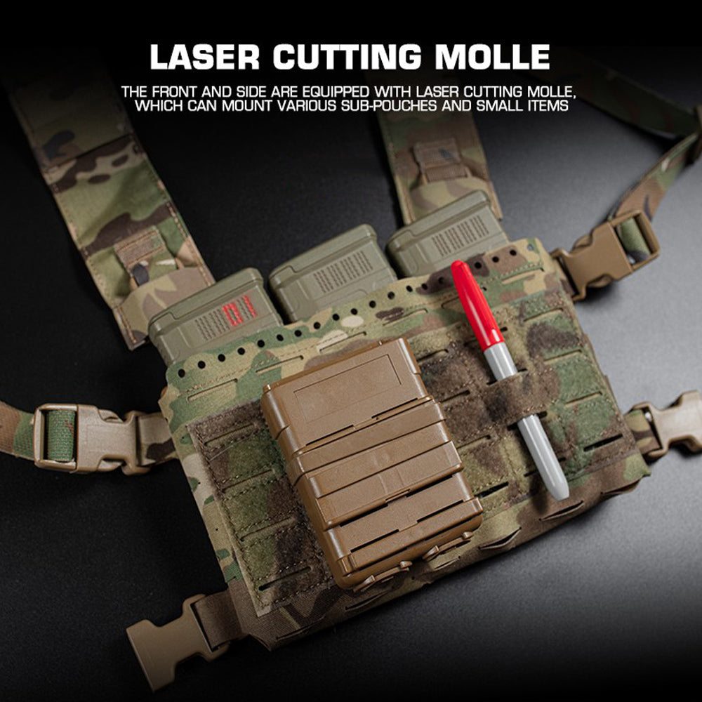 MOLLE MK5 Chest Rig SS MKV Micro Fight Chassis Placard Hook Loop Airsoft Magazine Pouch Tactical Plate Carrier Vest Equipment