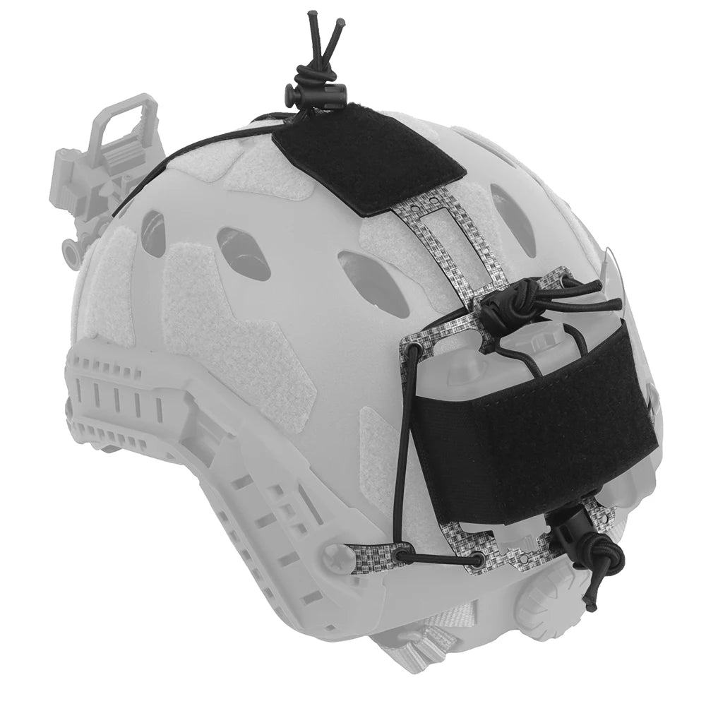 Tactical PVS31 NVG Battery Box Retention System Helmet Pouch FERRO STYLE Carbon Frame