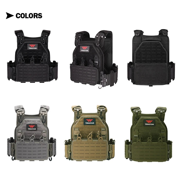 YAKEDA ATFG MOX CAMO Light Weight Quick Release Combat Plate Carrier 1000D Nylon Molle Chaleco Tactico Tactical Vest Hunting