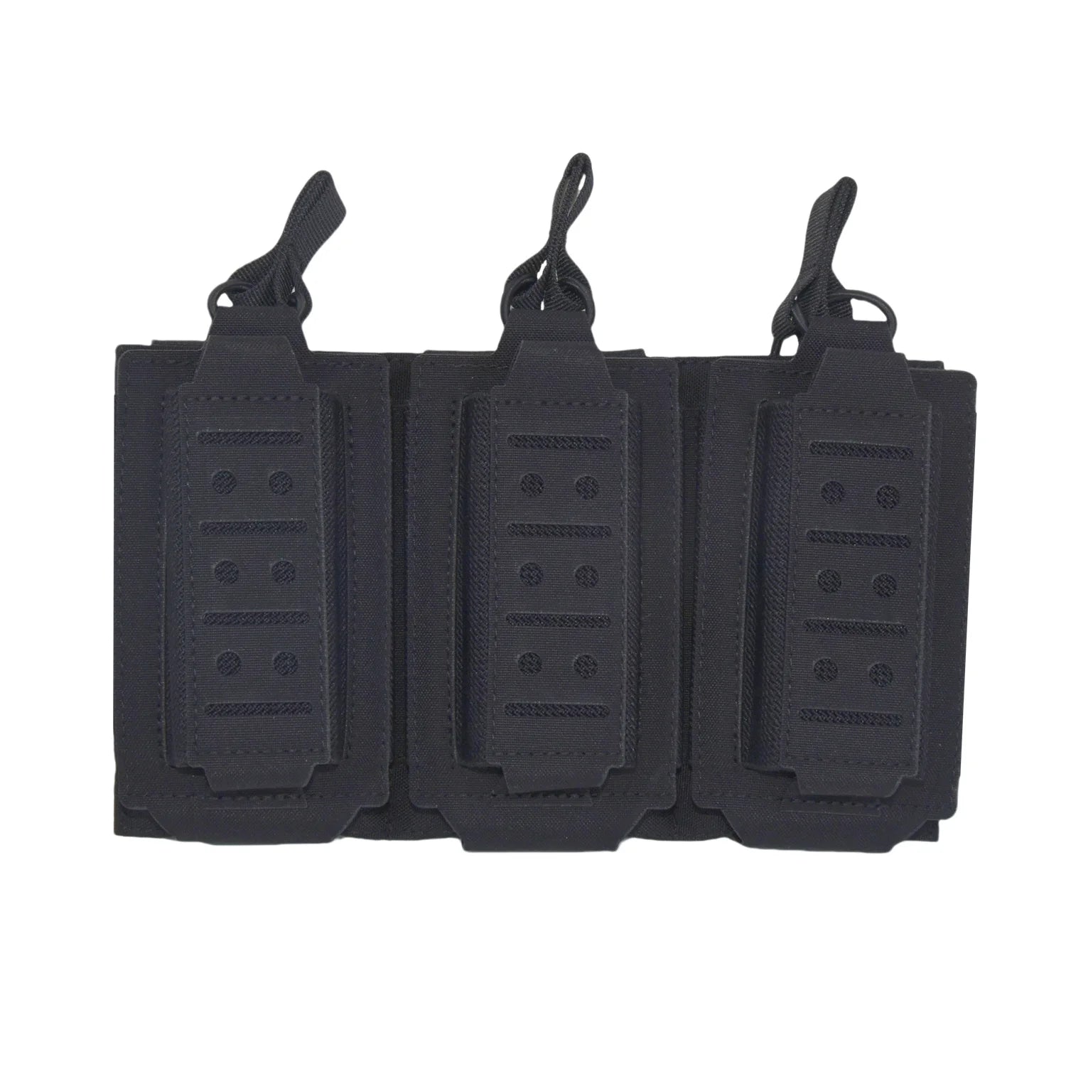 500D Tactical LSR 9mm 556 Mag Molle Triple Magazine Pouch Holder Open Top Triple Rifle Pistol Mag Carrier Waist Bag Holster