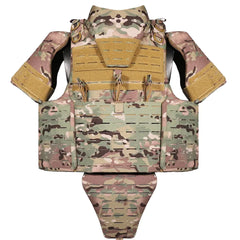 YAKEDA full protective plate carrier breathable wear vest training CS vest outdoor camping equipment molle Hunting vest