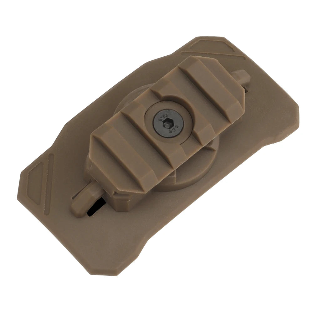 Universal Helmet Light Adapter Helmet Tactical Headlight Night Vision Device With Rotatable Base Adapter