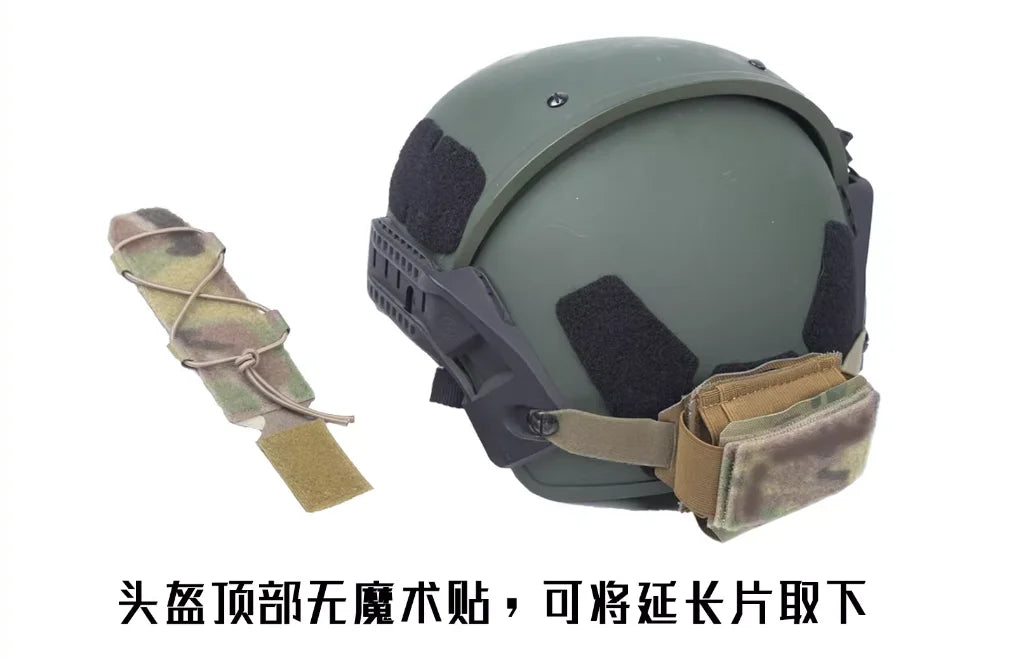 Multifunctional Tactical Hunting Helmet Night Vision Device Battery Accessory Bag Easy Disassemble Counterweight Bag