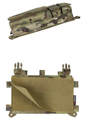 YAKEDA NEW Triple Magazine Pouch with Quick Release Mag Pouch Insert, UTX Buckles Combined Chest Mini Rig Pouch