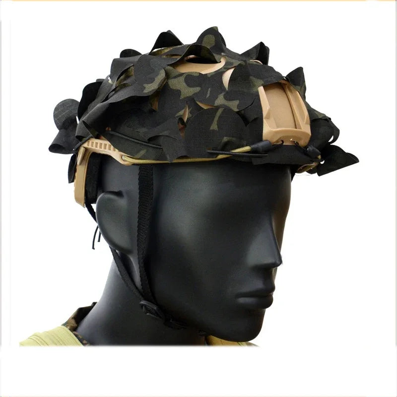 Laser Cut Fast Tactical Helmet Cloth Tactical CS Helmet Cover