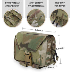 KRYDEX Rip-Away IFAK MOLLE EMT 4-Color Pouch