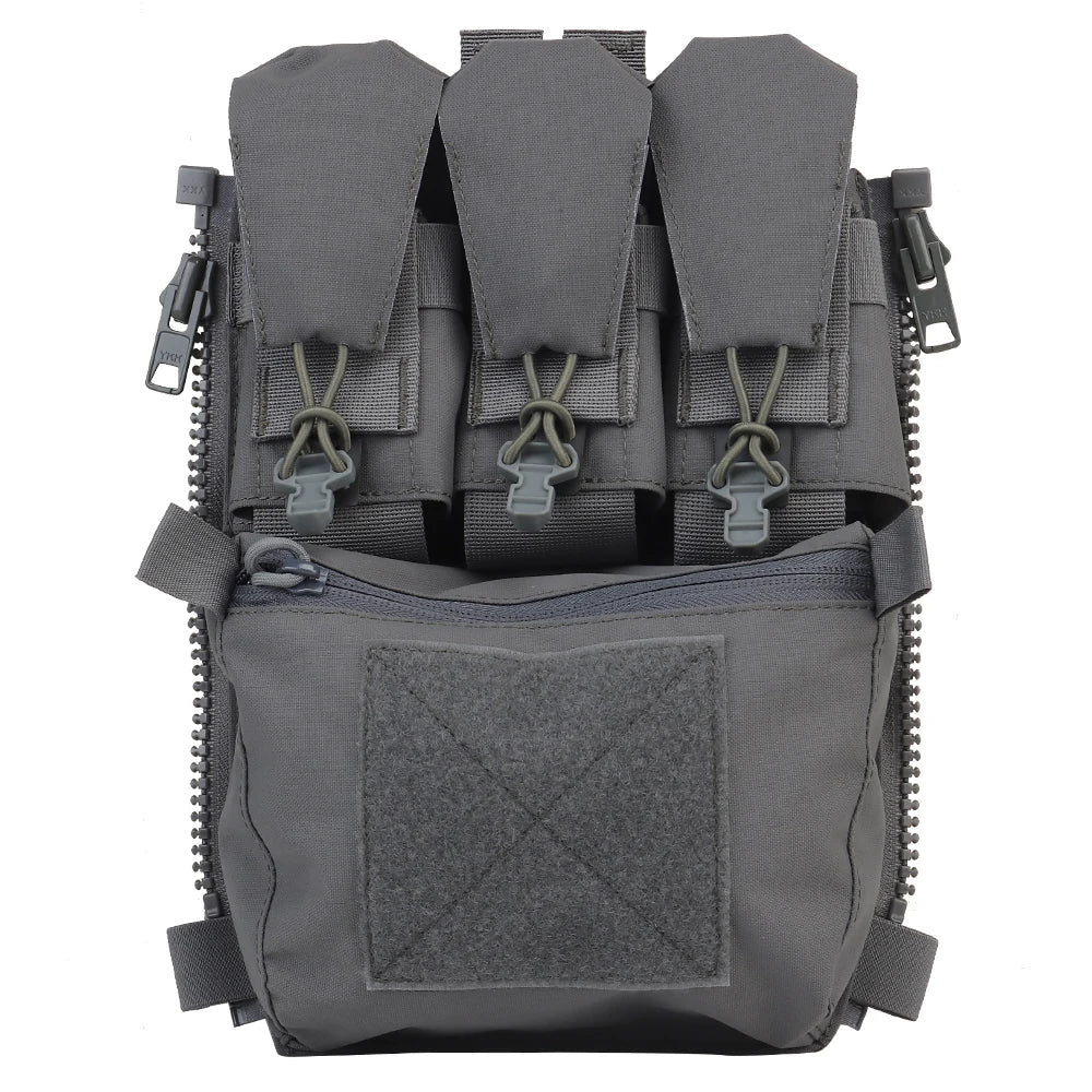 Assault Adapt Banger Back Panel Zip On Rear Pack Tactical Vest FCPC V5 Plate Carrier Accessories Bag GP Pouch Multitools Pocket
