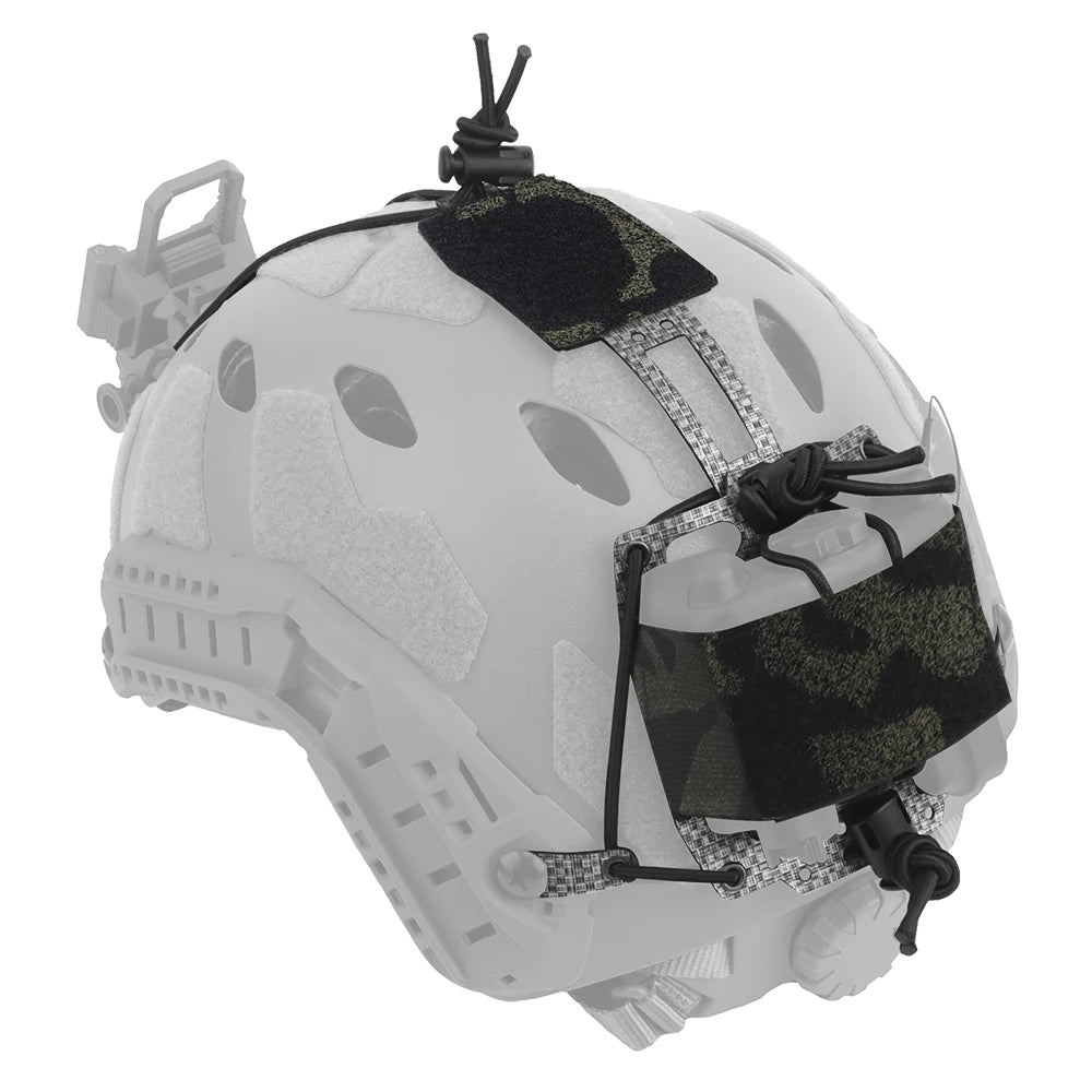 Tactical PVS31 NVG Battery Box Retention System Helmet Pouch FERRO STYLE Carbon Frame