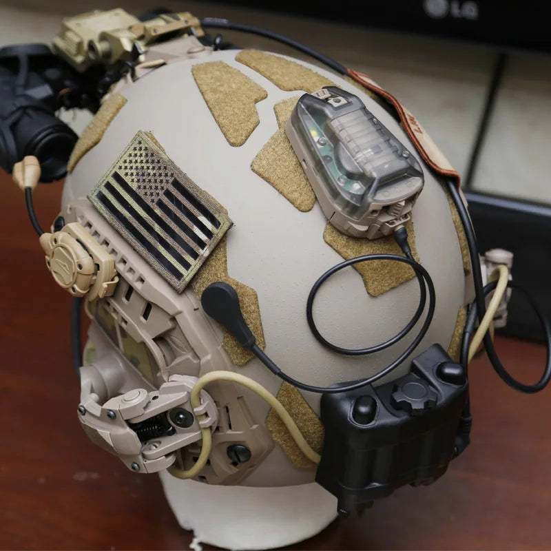 Helmet Identification Light FMA Tactical Hunting Camping Outdoor Helmet PIM HEL-STAR6 Vibration Induction Survival Light