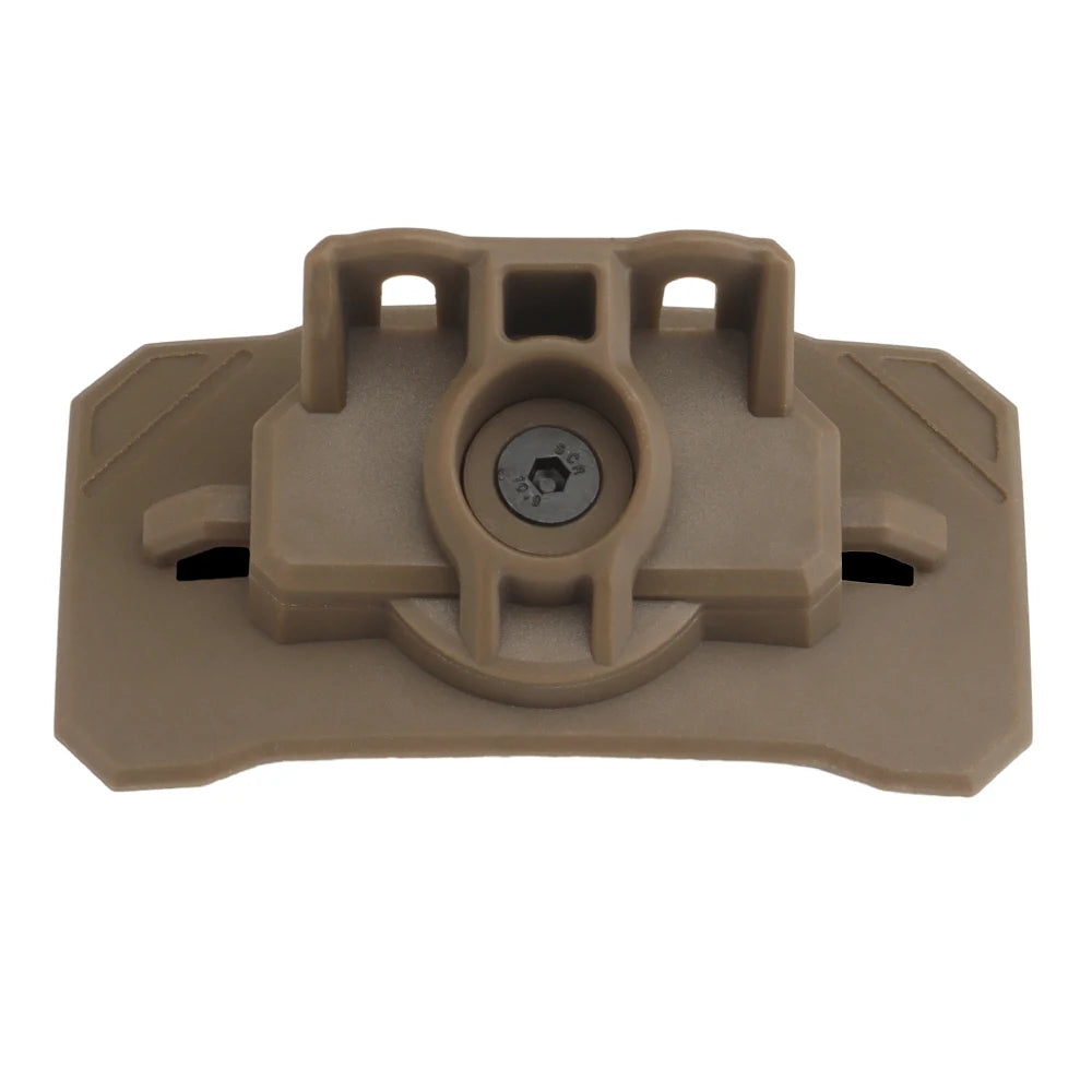 Universal Helmet Light Adapter Helmet Tactical Headlight Night Vision Device With Rotatable Base Adapter