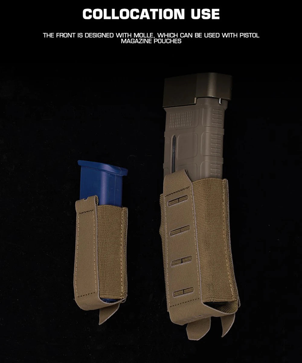 Molle Magazine Pouch AR M4 Single Mag Pouch Holder ARC V2 Belt Fast Attach Carrier Nylon Carrier