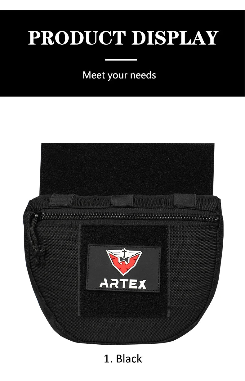 JPC/CPC Vest/Tactical Chest Pouch FC Large Sub-Pouch Tactical Vest/Chest Pouch Expanded Lower Belly molle