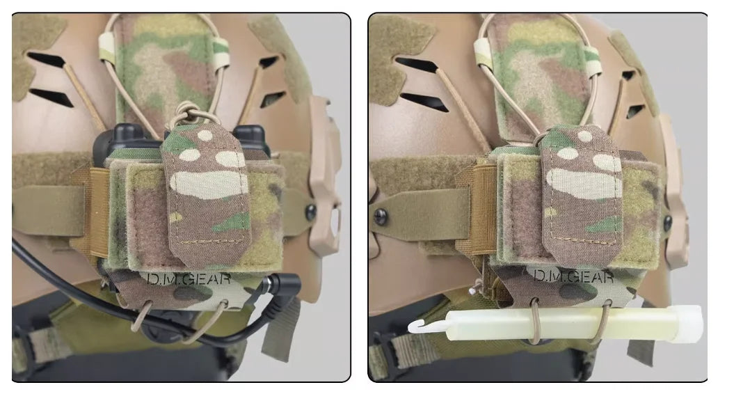 Multifunctional Tactical Hunting Helmet Night Vision Device Battery Accessory Bag Easy Disassemble Counterweight Bag