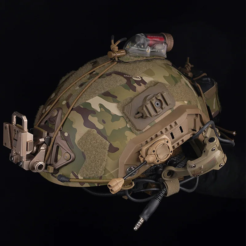 Universal Helmet Light Adapter Helmet Tactical Headlight Night Vision Device With Rotatable Base Adapter